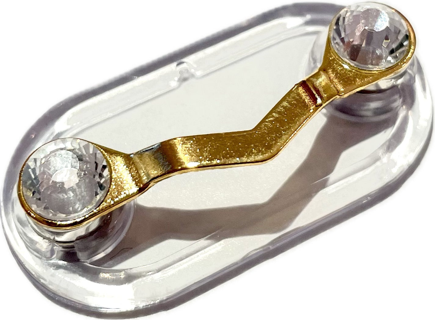 Gold with Crystal
