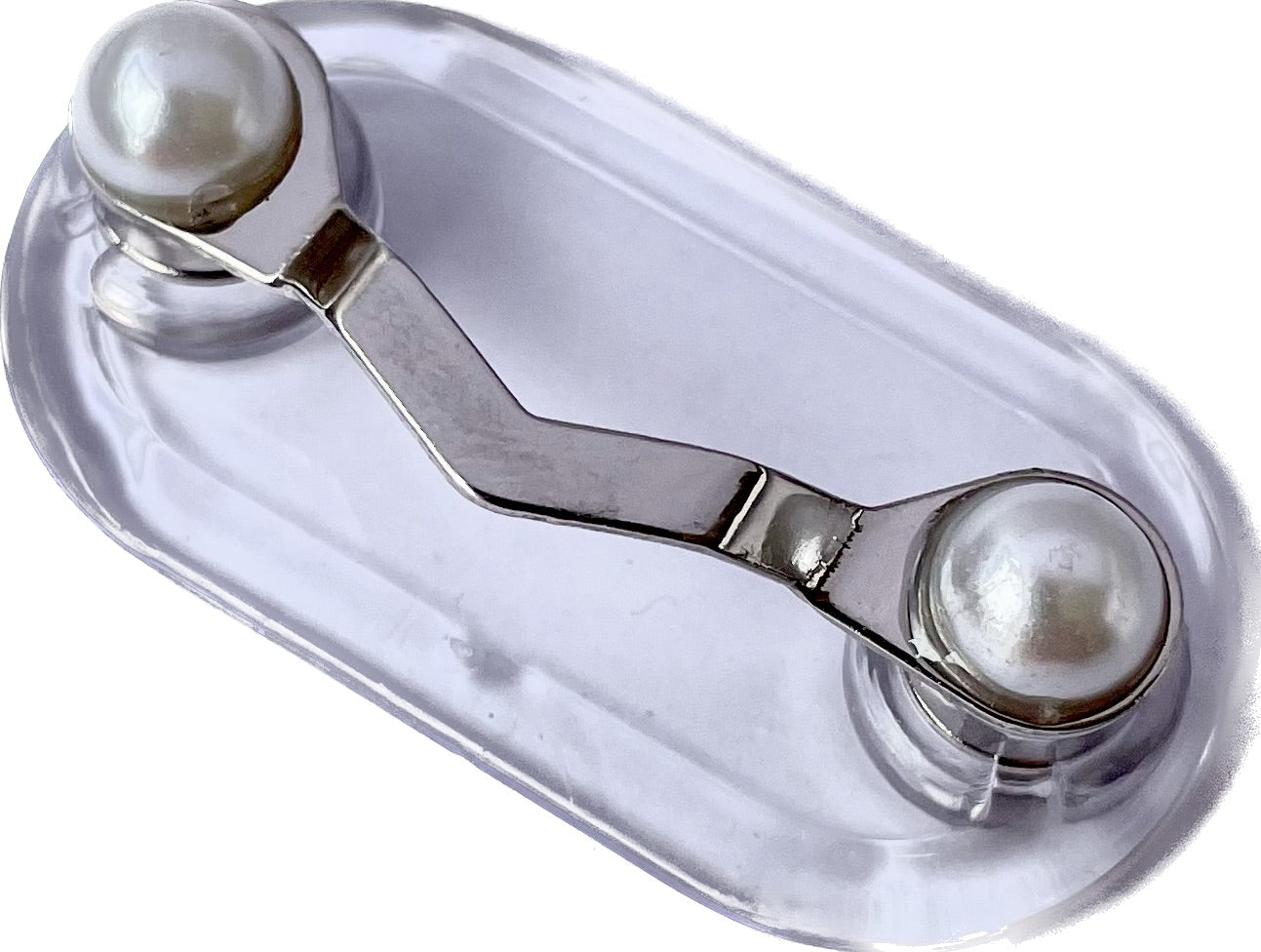 Silver with Pearl